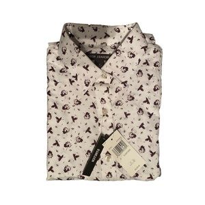 NWT- Michael Kors Floral Men’s Shirt-size small